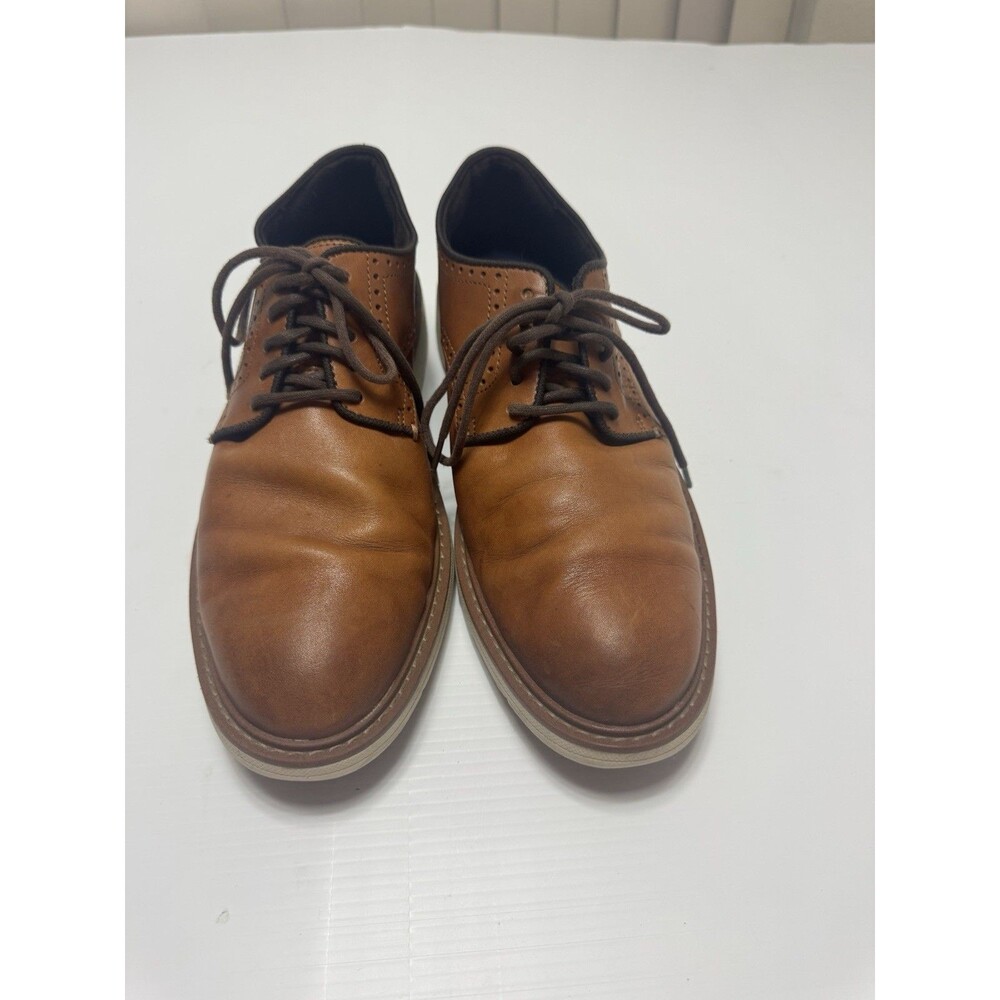 Cole Haan Grand.360 Men’s 9.5 M Brown Leather Derby Oxford Dress Shoes